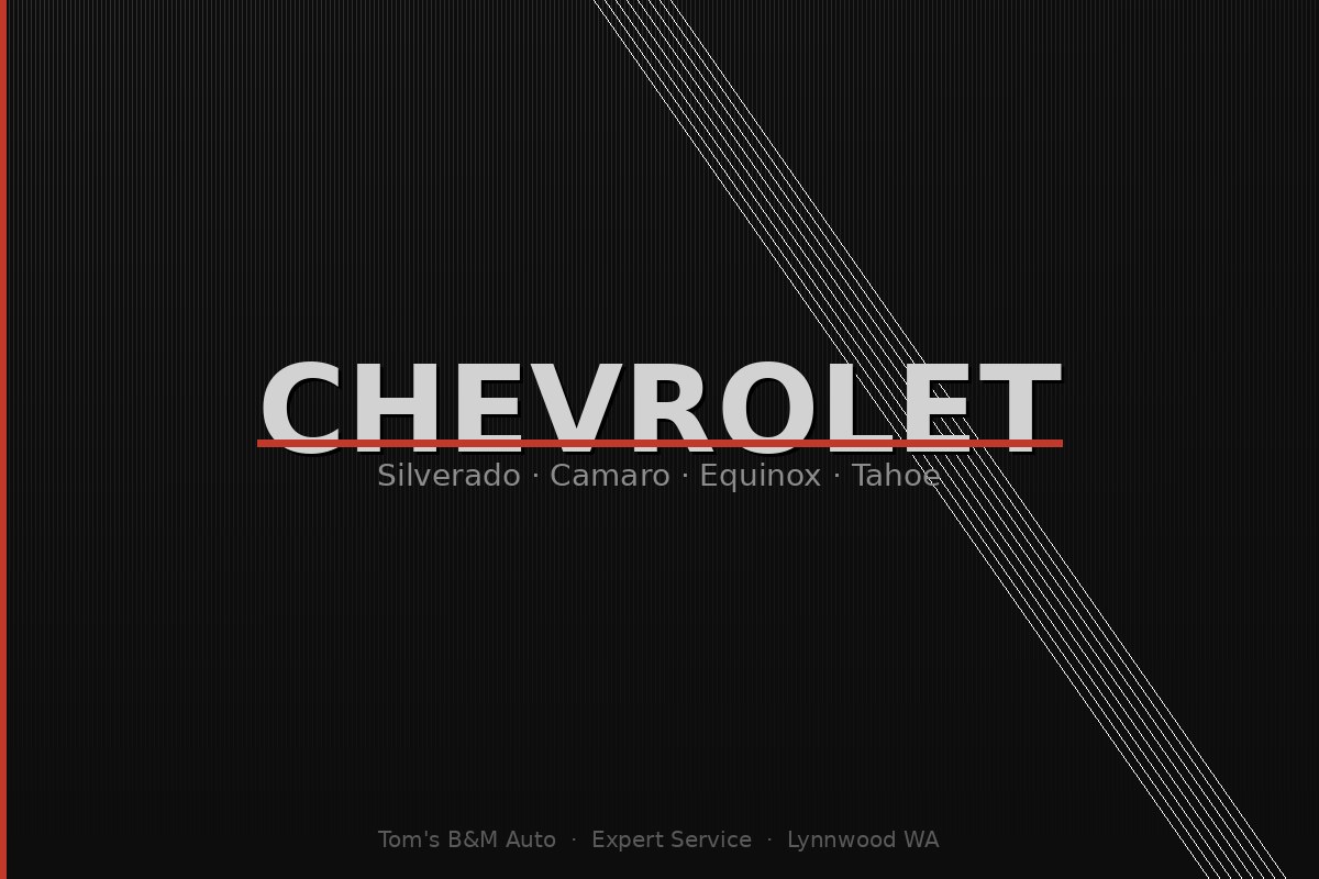 Chevrolet repair Edmonds WA