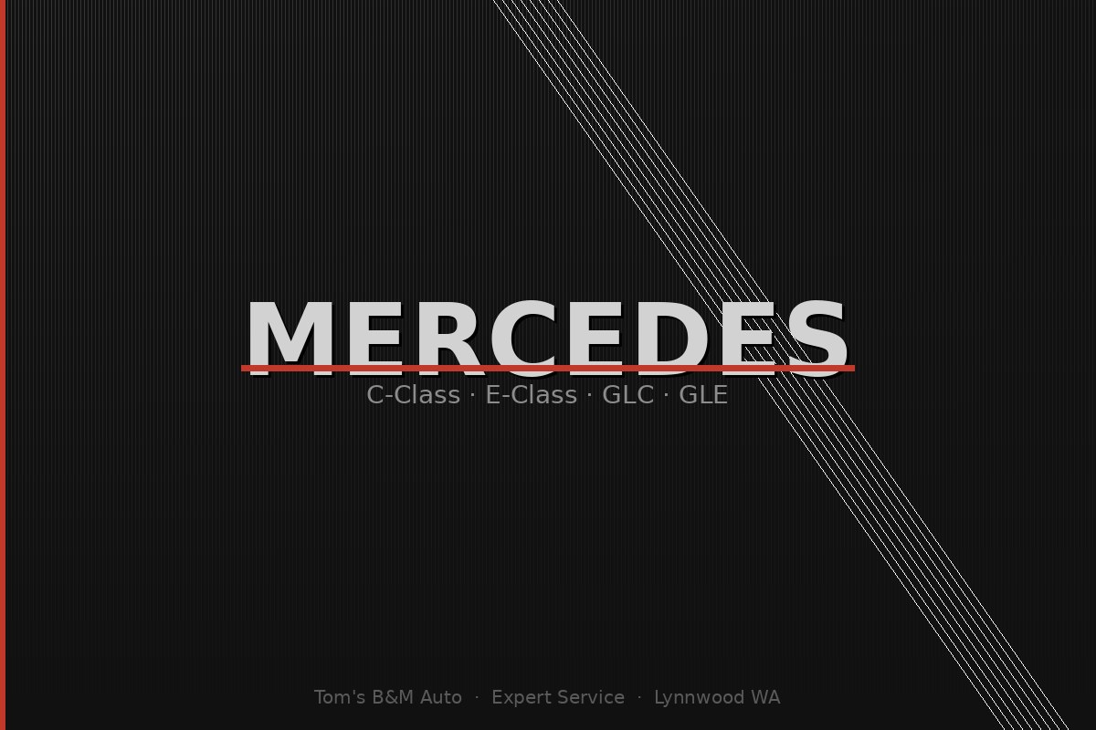 Mercedes-Benz repair Edmonds WA