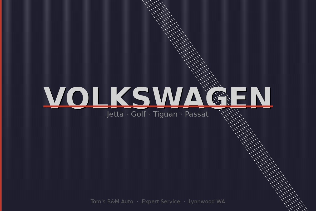 Volkswagen repair Edmonds WA